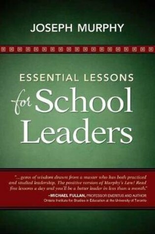 Cover of Essential Lessons for School Leaders