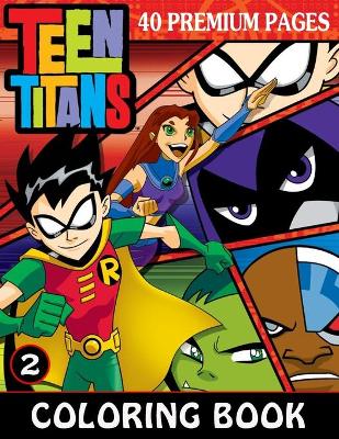 Book cover for Teen Titans Coloring Book Vol2