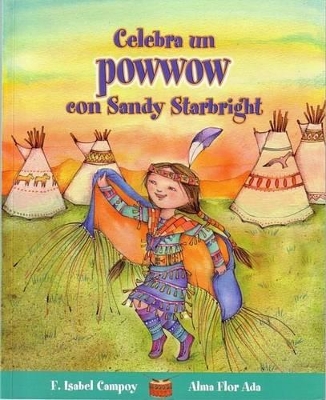 Book cover for Celebra un Powwow Con Sandy Starbright