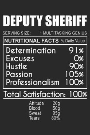 Cover of Deputy Sheriff Nutritional Facts