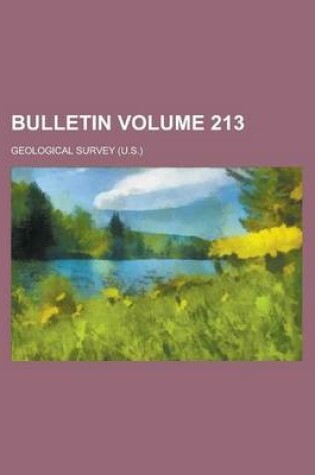 Cover of Bulletin Volume 213