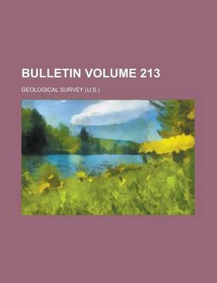 Book cover for Bulletin Volume 213