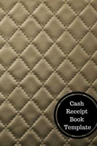 Cover of Cash Receipt Book Template