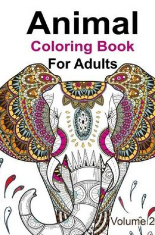 Cover of Animal Coloring Book For Adults