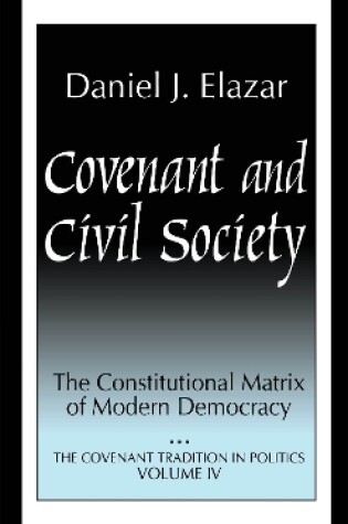 Cover of Covenant and Civil Society