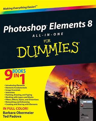 Book cover for Photoshop Elements 8 All-in-One For Dummies