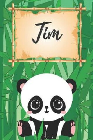 Cover of personalisiertes Notizbuch Panda / Journal / Malbuch / Tagebuch / Kritzelbuch / DIN A5 / Geschenk Tim