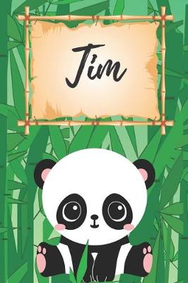 Book cover for personalisiertes Notizbuch Panda / Journal / Malbuch / Tagebuch / Kritzelbuch / DIN A5 / Geschenk Tim