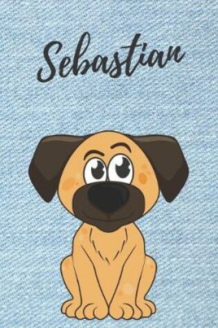 Cover of Sebastian Notizbuch Hunde / Malbuch / Tagebuch