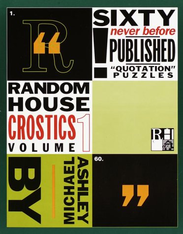 Book cover for Random House Crostics