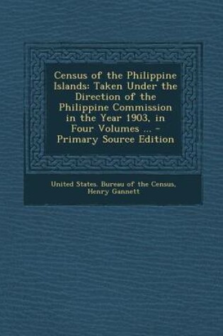 Cover of Census of the Philippine Islands