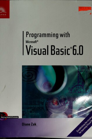 Cover of Programming with Microsoft Visual Basic 6.0