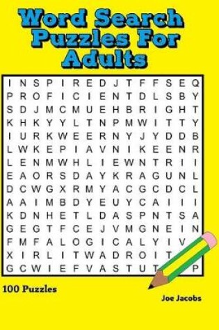 Cover of Word Search Puzzles for Adults