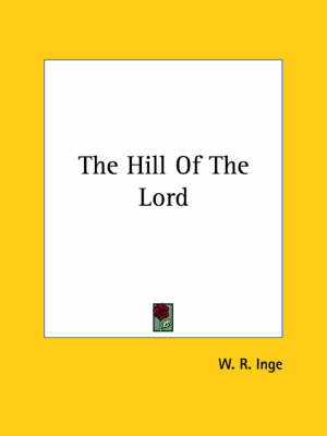 Book cover for The Hill of the Lord