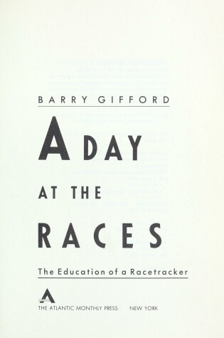 Cover of Day at the Races