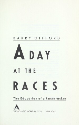 Book cover for Day at the Races