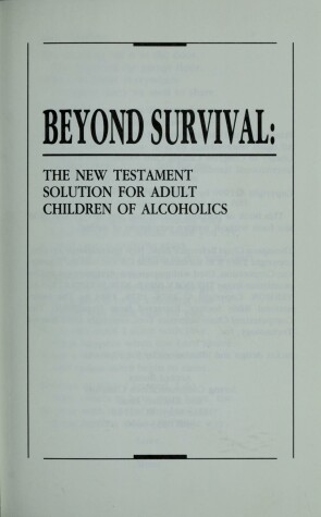 Book cover for Beyond Survival