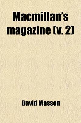 Book cover for MacMillan's Magazine (Volume 2)