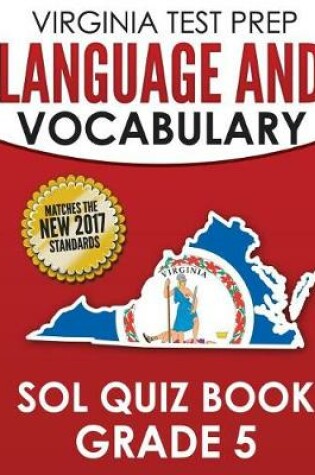 Cover of Virginia Test Prep Language & Vocabulary Sol Quiz Book Grade 5