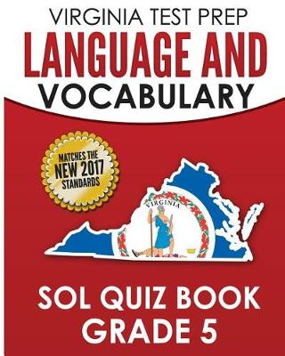 Book cover for Virginia Test Prep Language & Vocabulary Sol Quiz Book Grade 5