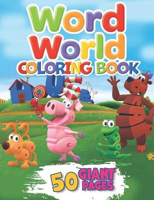 Book cover for Word World Coloring Book