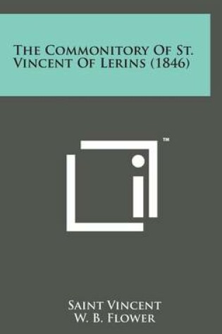 Cover of The Commonitory of St. Vincent of Lerins (1846)