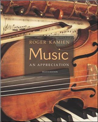 Book cover for Music:  An Appreciation w/CD-ROM