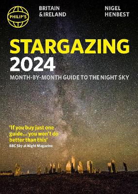 Book cover for Philip's Stargazing 2024 Month-by-Month Guide to the Night Sky Britain & Ireland