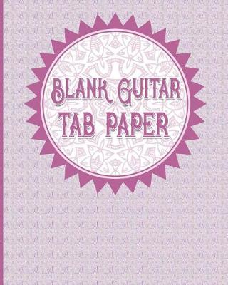 Book cover for Blank Guitar Tab Paper