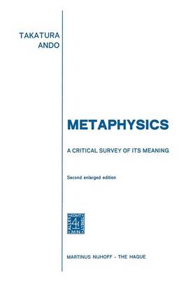 Book cover for Metaphysics