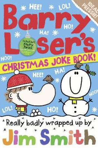 Cover of Barry Loser's Christmas Joke Book