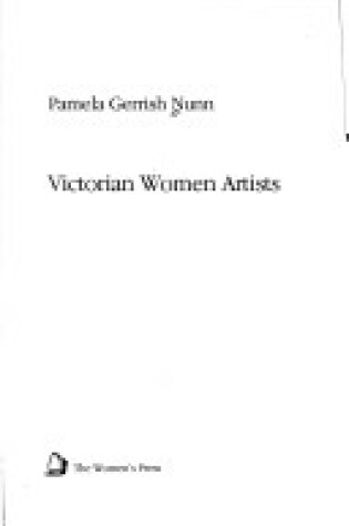 Cover of Victorian Women Artists