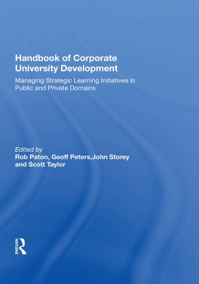 Book cover for Handbook of Corporate University Development