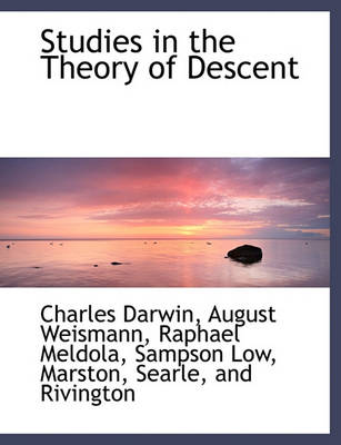 Book cover for Studies in the Theory of Descent