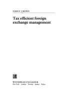 Book cover for Tax Efficient Foreign Exchange Management