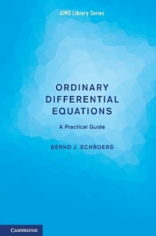 Cover of Ordinary Differential Equations