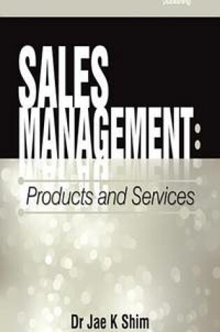 Cover of Sales Management