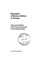 Book cover for Education of Roma Children in Europe