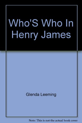 Book cover for Who's Who in Henry James