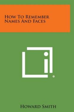 Cover of How to Remember Names and Faces
