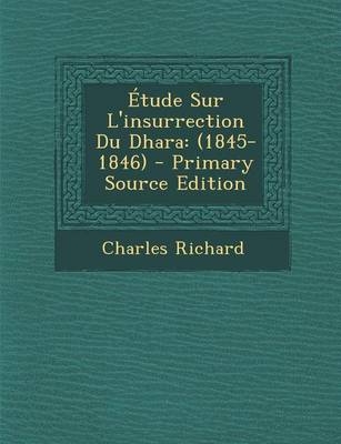 Book cover for Etude Sur L'insurrection Du Dhara