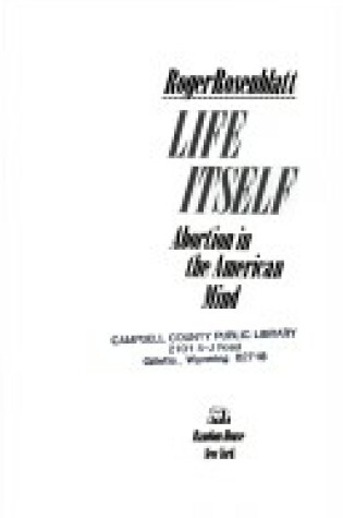Cover of Life Itself