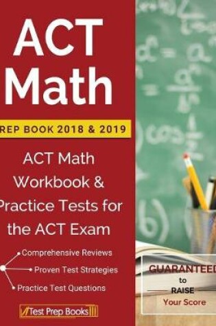 Cover of ACT Math Prep Book 2018 & 2019