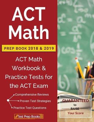 Book cover for ACT Math Prep Book 2018 & 2019