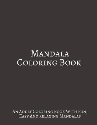 Book cover for Mandala Coloring Book