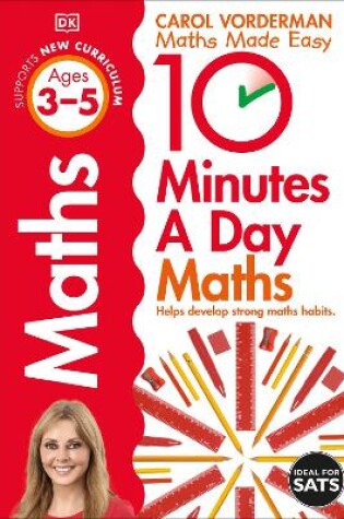 Cover of 10 Minutes A Day Maths, Ages 3-5 (Preschool)