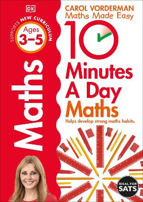 Cover of 10 Minutes A Day Maths, Ages 3-5 (Preschool)