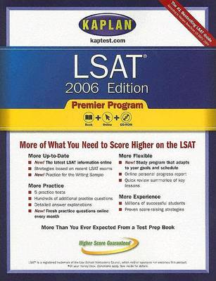 Book cover for Kaplan LSAT