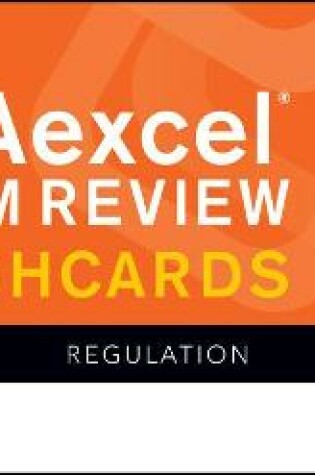 Cover of Wiley's CPA Jan 2022 Flashcards: Regulation
