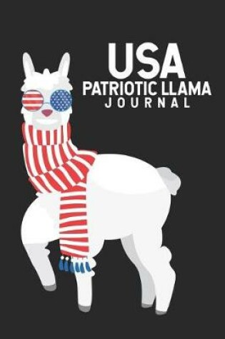 Cover of USA Patriotic Llama Journal